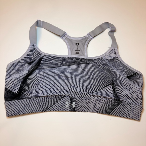 Under Armour Sports Bra Collection - Black, Green, Gray, Pink - Picture 8 of 15